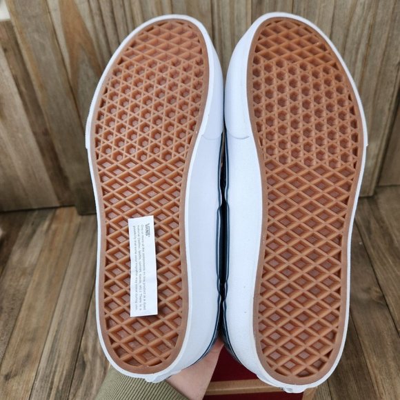 Womens Vans Asher Platform Plaid Grey Athletic Sneakers Shoes - Picture 7 of 7